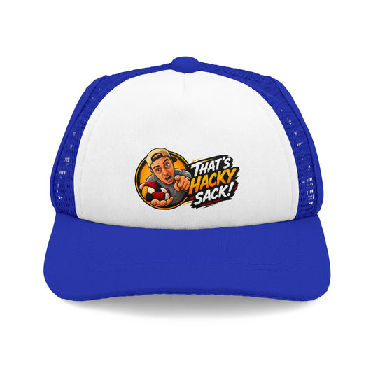 Doggie Trucker Hat — "That's hacky, Sack!" Retro Foam Mesh Cap