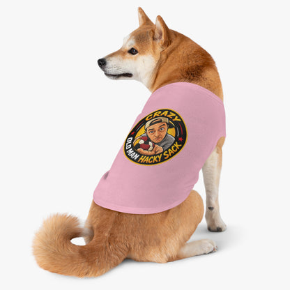 Crazy Old Man Hacky Sack Pet Tank Top