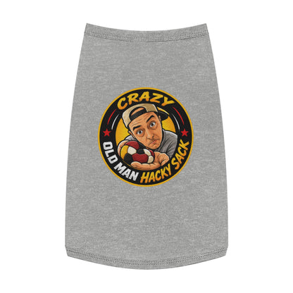 Crazy Old Man Hacky Sack Pet Tank Top